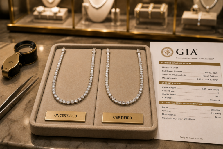Do Diamond Certificates Measure Value, or Create It?